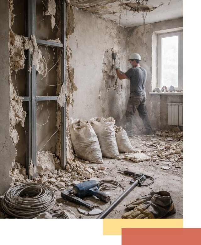 Профессиональный демонтаж зданий и конструкций в Тайшете