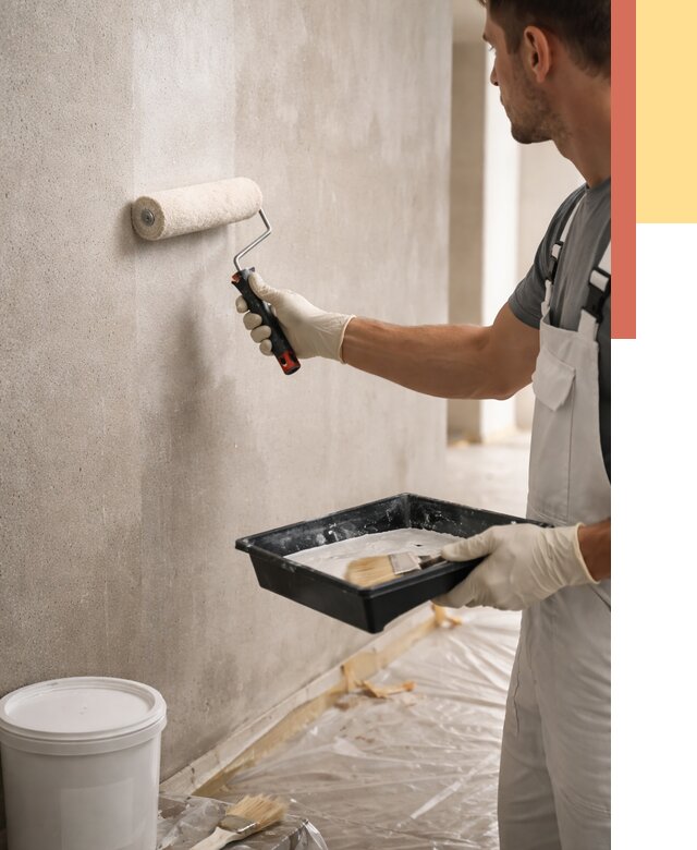 Грунтовка стен в Тайшете от 2285 руб. м2 — быстро, недорого, с материалом | ОТДЕЛОЧНИК-Тшт