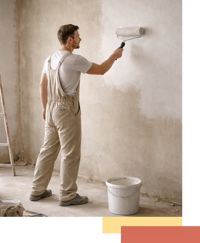 Грунтовка стен под отделку в Тайшете профессиональным раствором