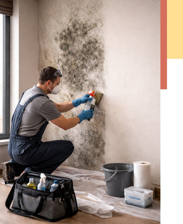 Удаление плесени со стен в Тайшете от 2233 руб. — быстро и недорого | ОТДЕЛОЧНИК-Тшт