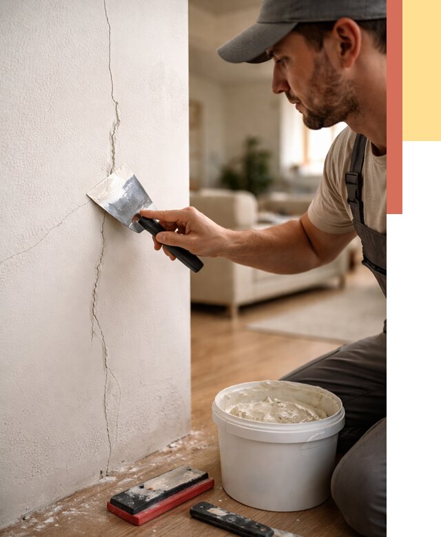 Заделка трещин и сколов в Тайшете от 2544 руб. — быстро и недорого | ОТДЕЛОЧНИК-Тшт