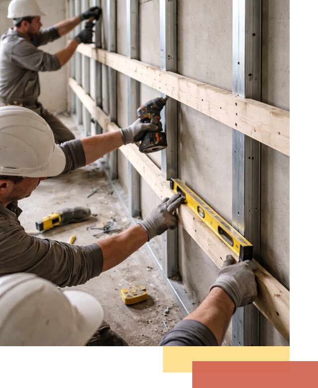 Устройство обрешетки под панели в Тайшете