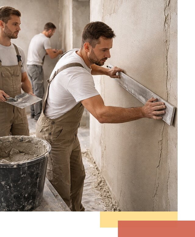 Штукатурка стен без маяков в Тайшете быстро и качественно