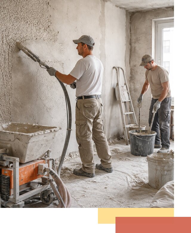 Машинная штукатурка стен в Тайшете — быстро и качественно