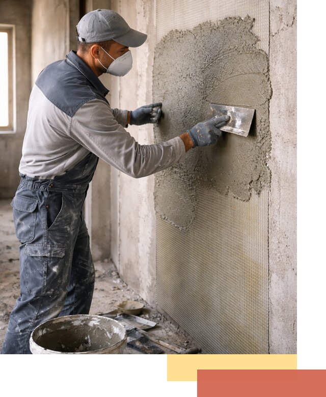 Штукатурка стен по сетке в Тайшете под ключ качественно и быстро