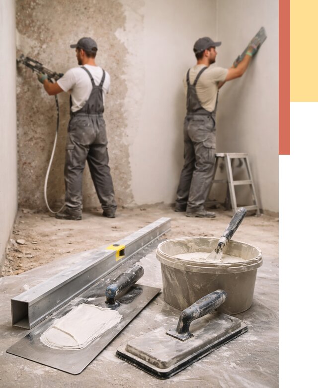 Штукатурка стен под обои в Тайшете от 4673 руб./м2 — выравнивание под обои | ОТДЕЛОЧНИК-Тшт