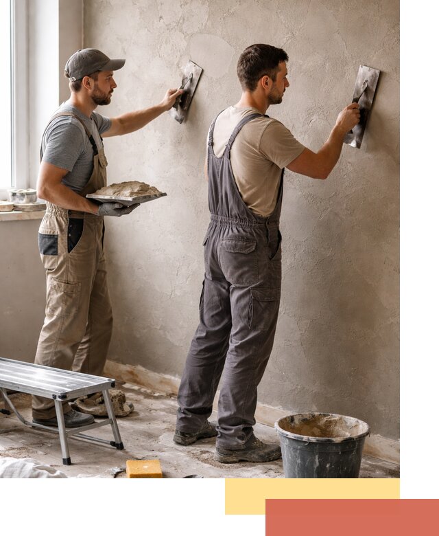 Ремонт декоративной штукатурки и восстановление фактуры в Тайшете