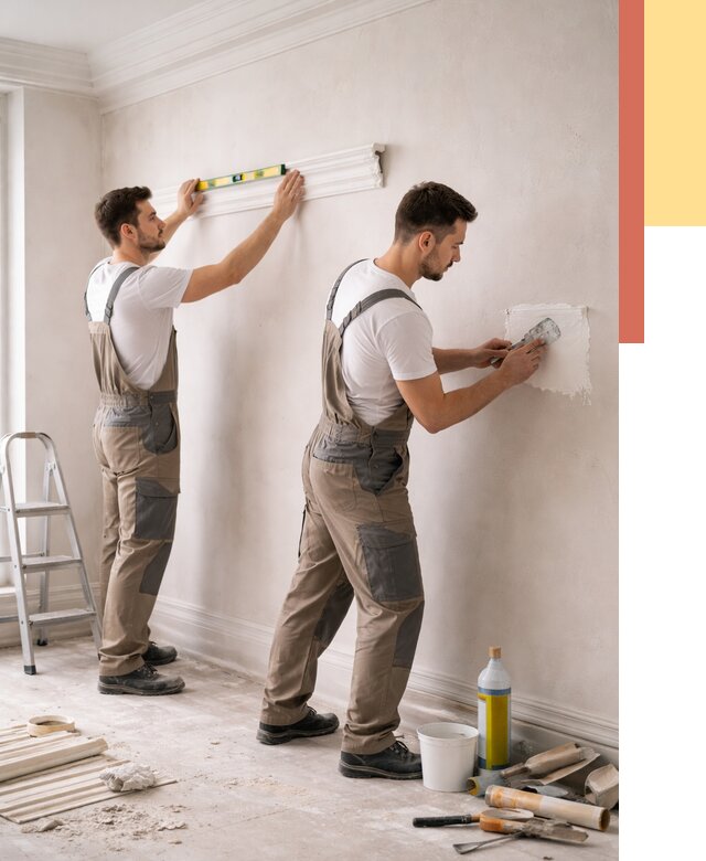 Монтаж лепнины на стены в Тайшете от 4673 руб. — недорого, быстро | ОТДЕЛОЧНИК-Тшт