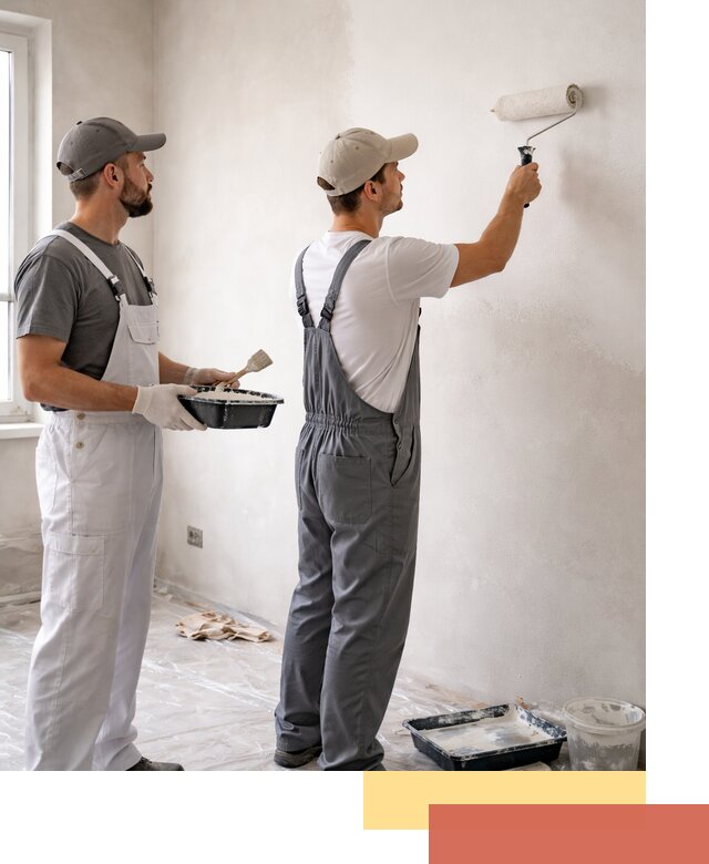 Покраска стен водоэмульсионной краской в Тайшете