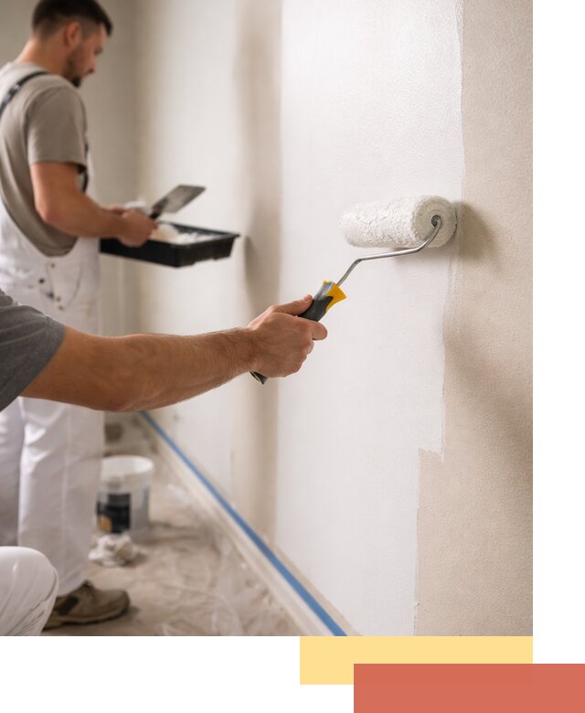 Покраска стен акриловой краской профессионально в Тайшете