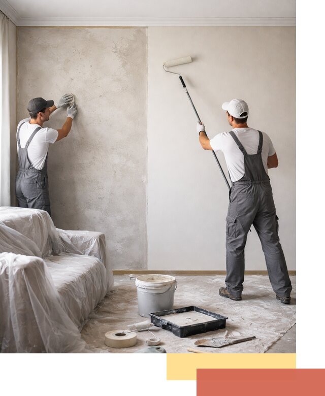 Покраска стен антивандальной краской в Тайшете