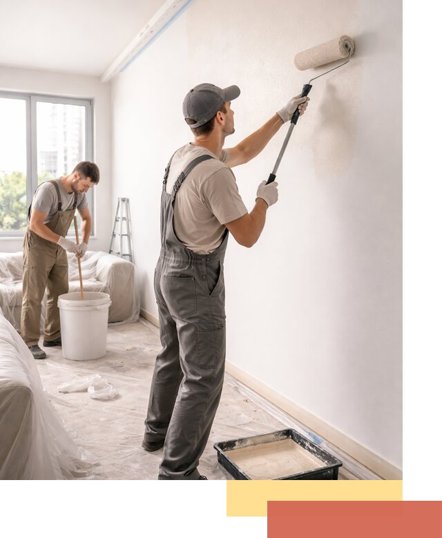 Покраска стен в офисе в Тайшете — быстрый и качественный ремонт