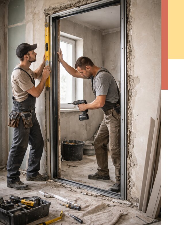 Закладка дверного проема в Тайшете от 3635 руб. — быстро и недорого | ОТДЕЛОЧНИК-Тшт