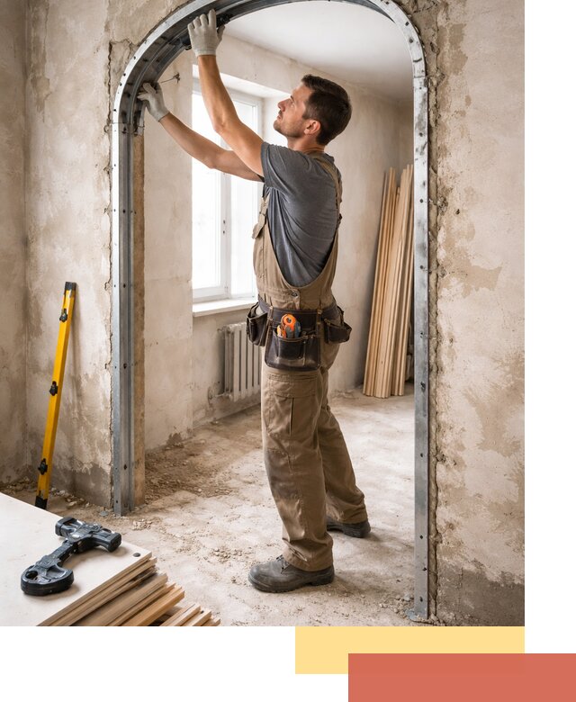 Устройство арочного проема в Тайшете под ключ