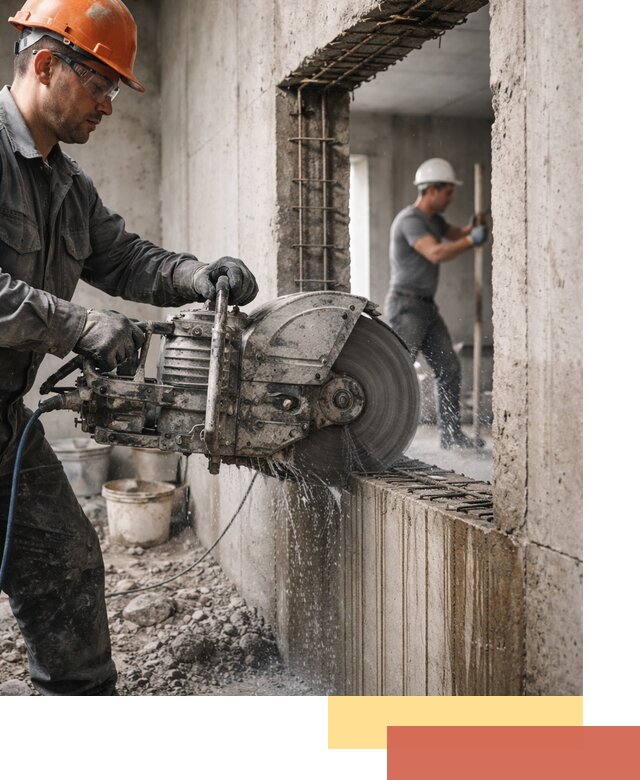 Алмазная резка проемов в Тайшете быстро и точно