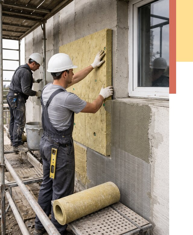 Утепление стен в Тайшете от 4466 руб. под ключ — быстро и недорого | ОТДЕЛОЧНИК-Тшт