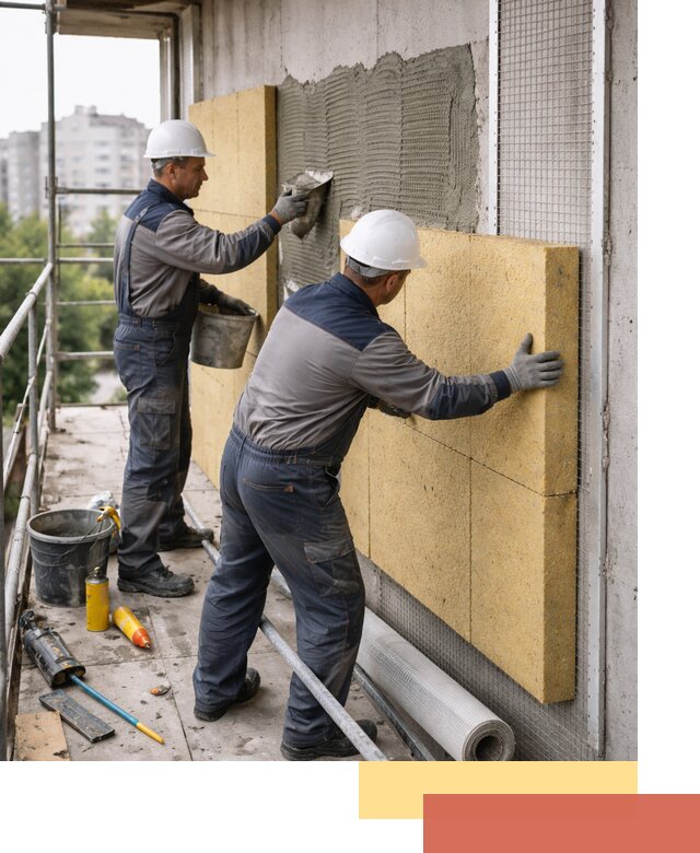 Утепление стен зданий и домов в Тайшете качественно и надежно
