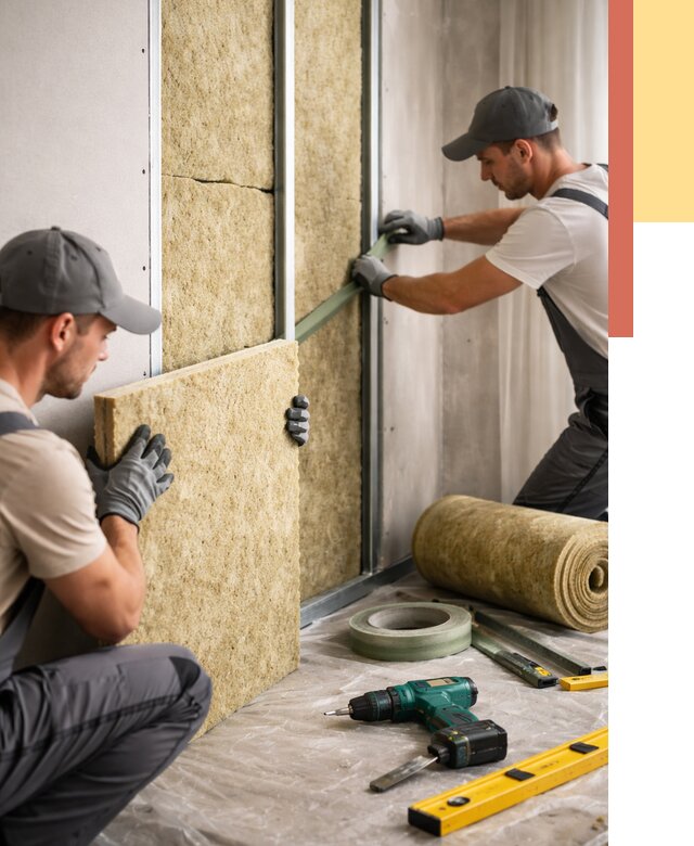 Шумоизоляция стен в Тайшете под ключ от 1921 руб. | ОТДЕЛОЧНИК-Тшт