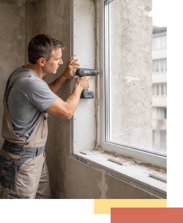 Монтаж гипсокартонных откосов в Тайшете под ключ