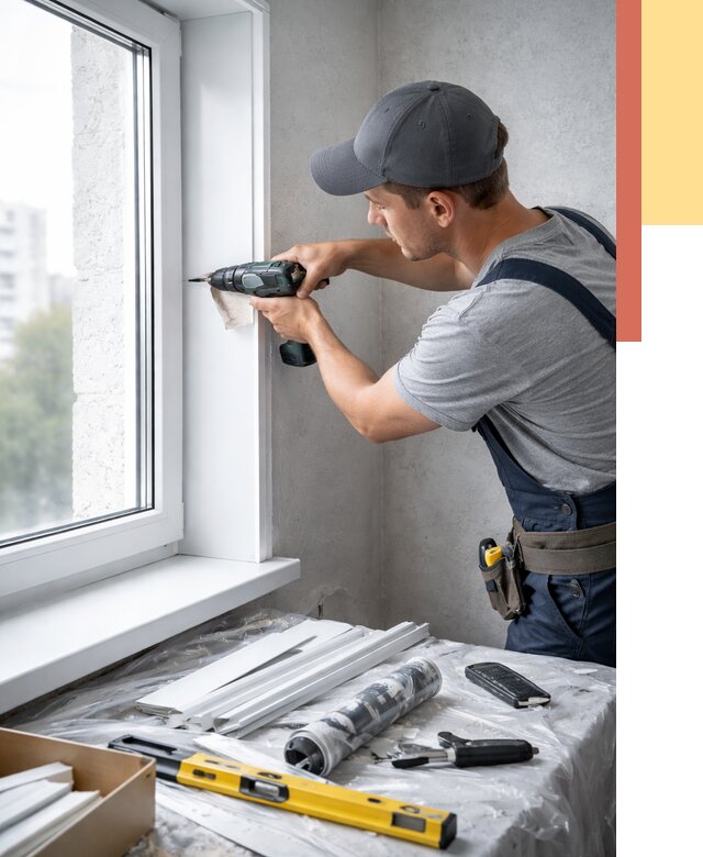 Установка пластиковых откосов в Тайшете от 2337 руб. | ОТДЕЛОЧНИК-Тшт монтаж, быстро и недорого