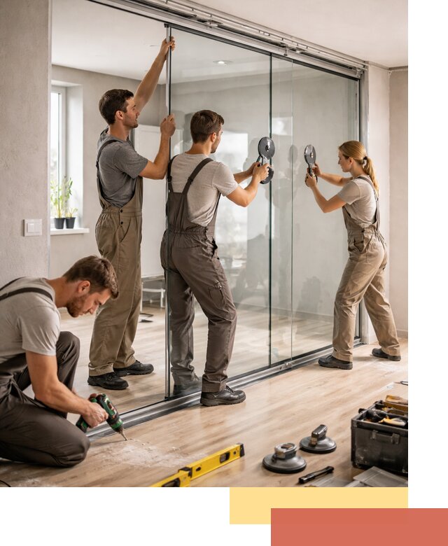 Изготовление стеклянных перегородок на заказ в Тайшете