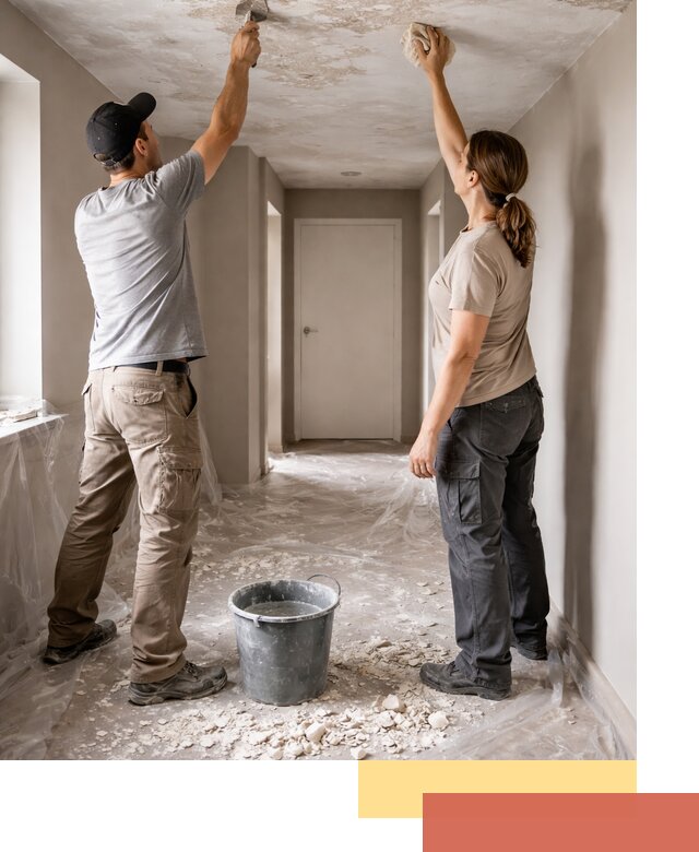 Удаление побелки с потолка в Тайшете — быстро и аккуратно