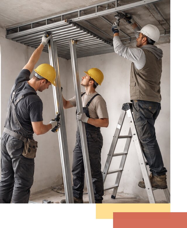 Монтаж реечного потолка под ключ в Тайшете