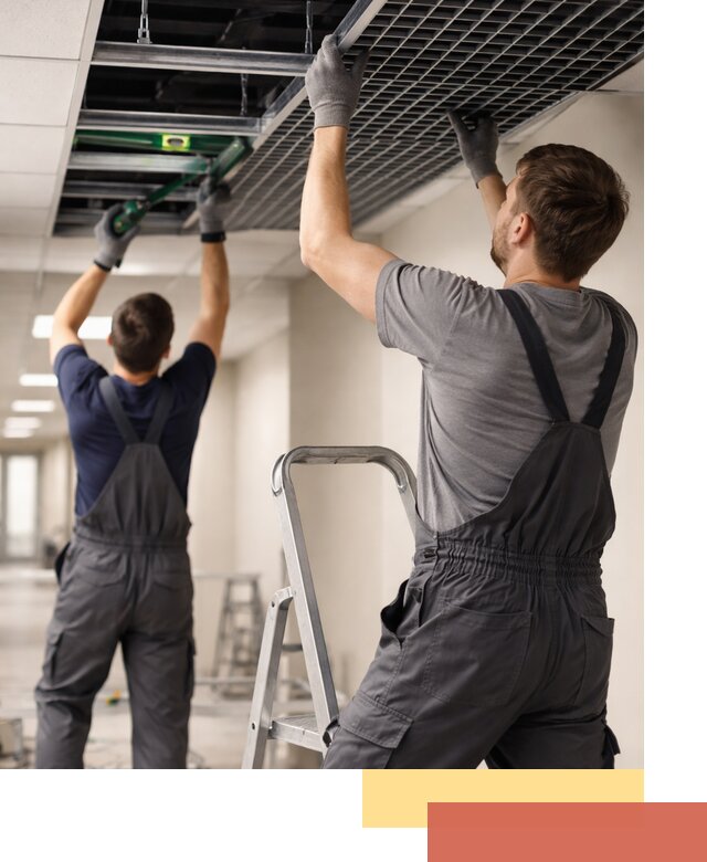 Монтаж потолка Грильято в Тайшете: установка под ключ качественно