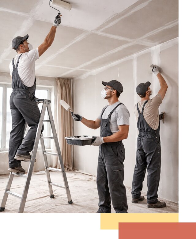 Покраска потолка из гипсокартона в Тайшете качественно и недорого