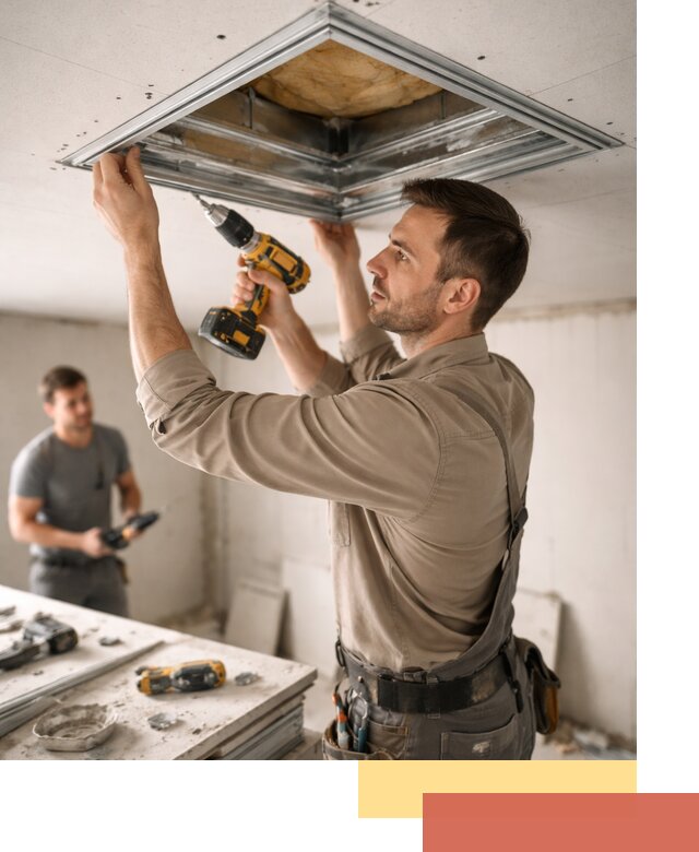 Монтаж люка в потолок из ГКЛ в Тайшете