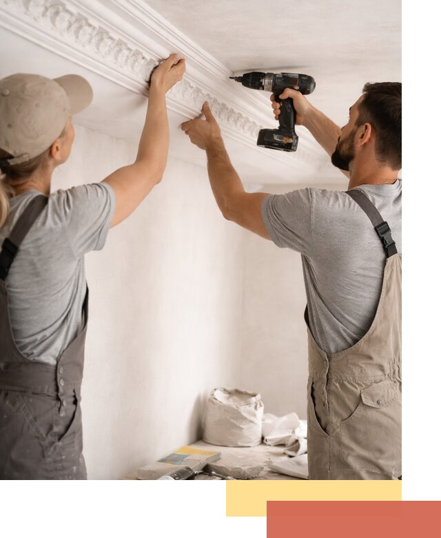 Профессиональный монтаж лепнины на потолок в Тайшете