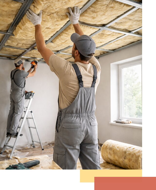 Утепление потолка под ключ в Тайшете качественно и быстро