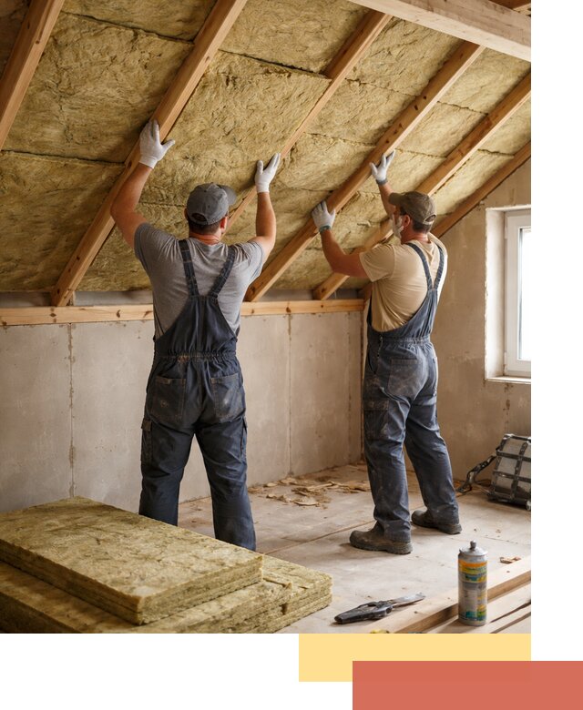 Утепление потолка минеральной ватой в Тайшете